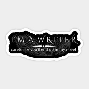 I'm a writer Sticker